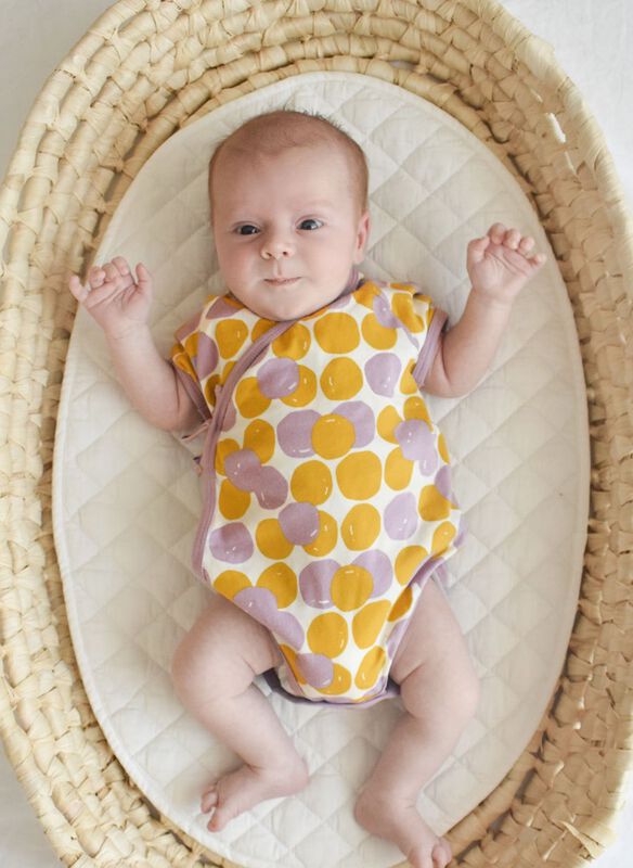 Taro Ball Newborn Cotton S/S Bodysuit 2 Pcs Pack