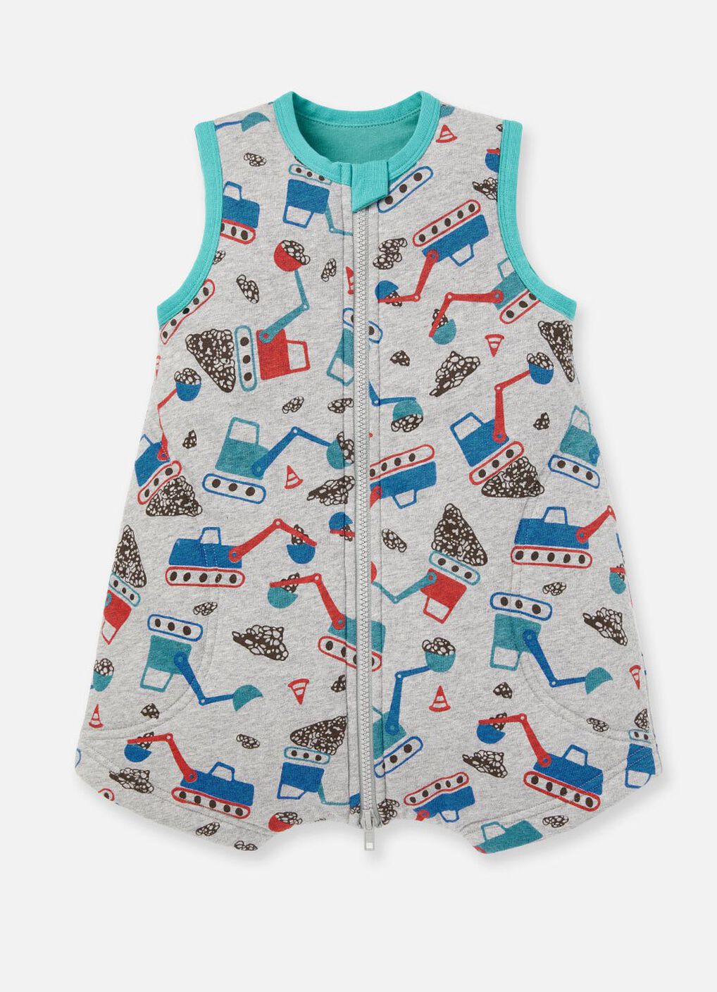 Lightweight Optimum Temp. Sleep Suit-Excavator, Silver, hi-res image number 0