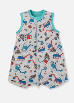 Lightweight Optimum Temp. Sleep Suit-Excavator, Silver, hi-res