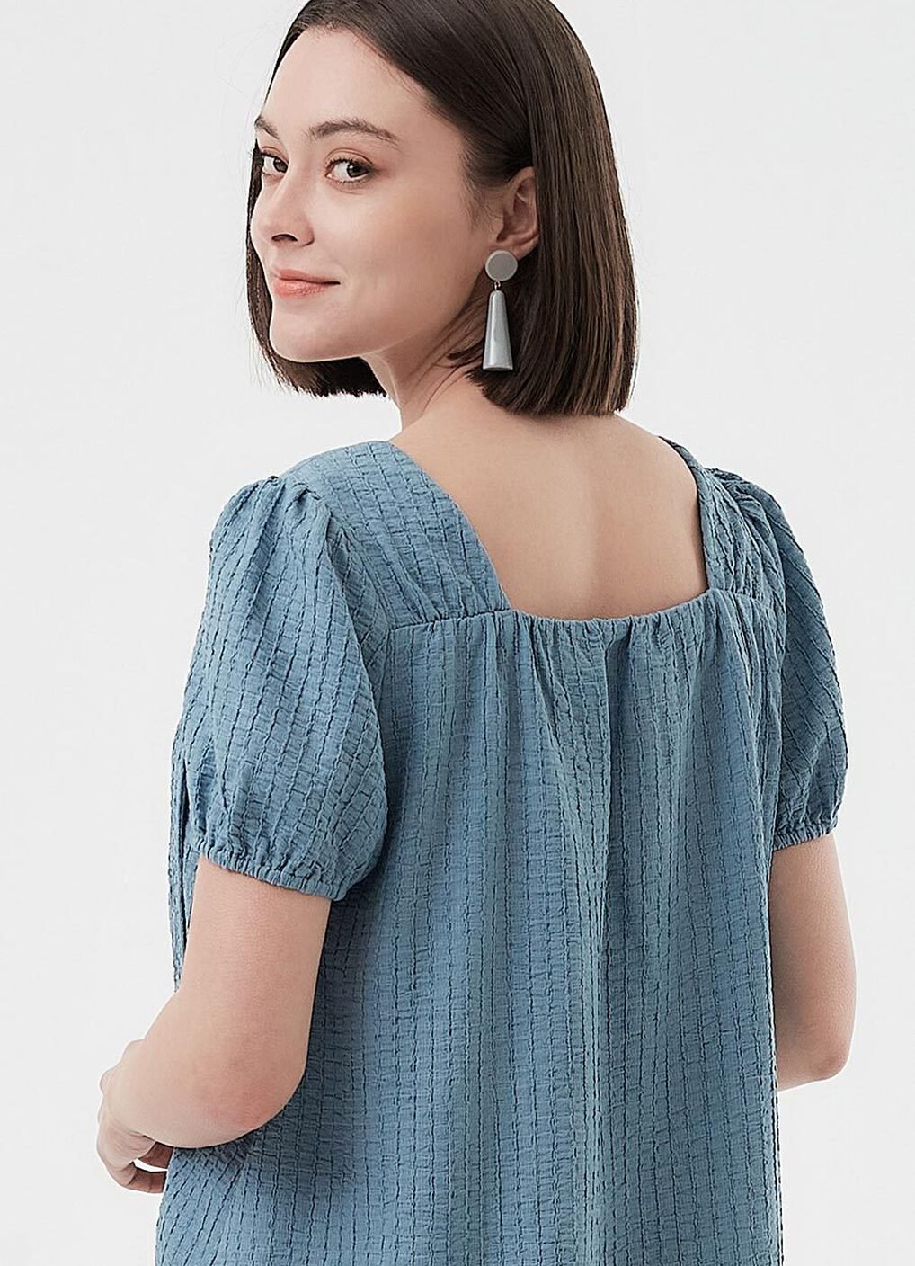 Square Collar Maternity & Nursing Top, , hi-res image number 4