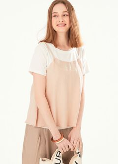 2 in 1 Maternity & Nursing Spliced Top, , hi-res