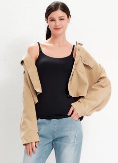 The Signature Maternity Nursing Cami, Black, hi-res