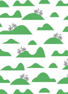 Bicycle Baby Cotton S/L Bodysuit 2 Pcs Pack, , hi-res