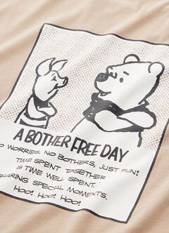 Disney Winnie The Pooh Maternity & Nursing Top, Khaki, hi-res