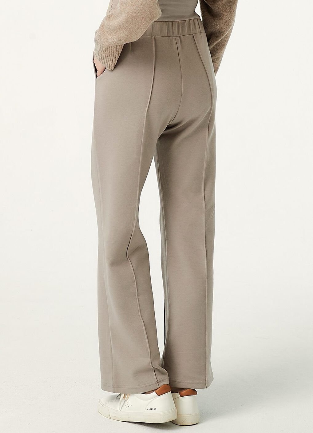Relaxed Maternity Slim Pants, Khaki, hi-res image number 3