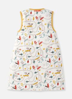 Lightweight Optimum Temp. Sleep Suit-Jungle Bumper Car, Mustard, hi-res