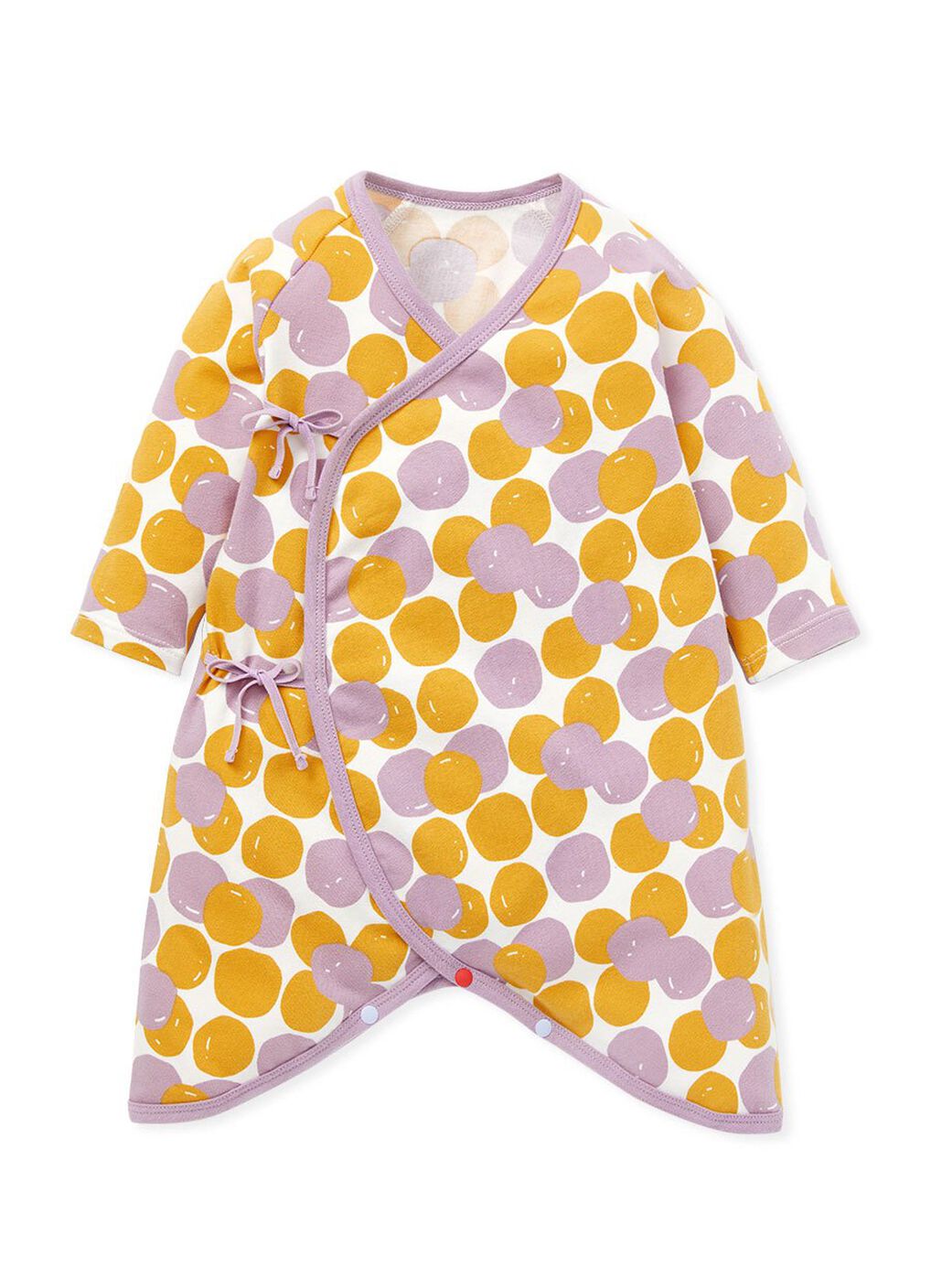 Taro Ball Newborn Cotton L/S Romper 2 Pcs Pack, , hi-res image number 1