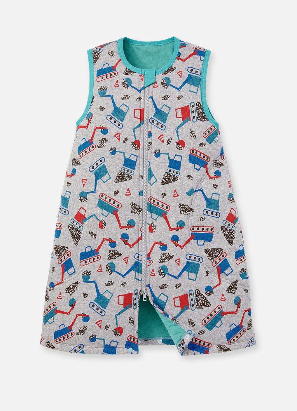 Lightweight Optimum Temp. Sleep Suit-Excavator, Silver, hi-res image number 0