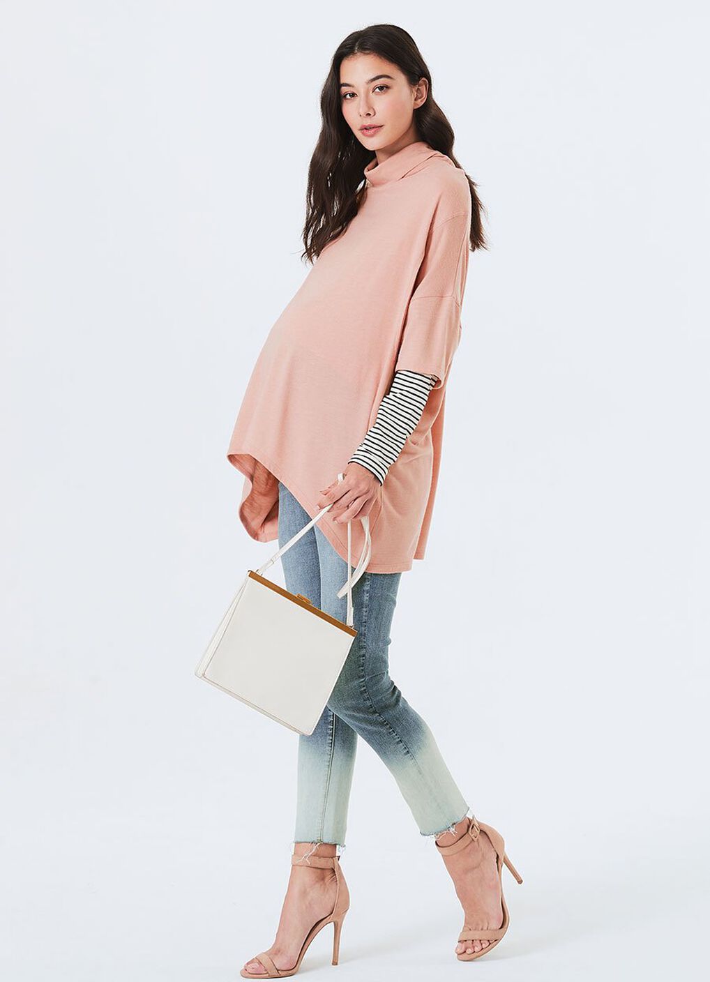 2 in 1 Maternity & Nursing Loose Top, , hi-res image number 3