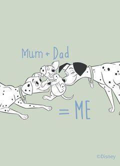 Disney Dalmatians Family Baby Cotton Short Sleeve Bodysuit, , hi-res