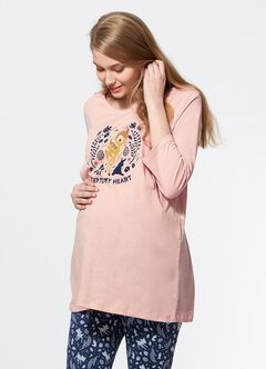 Bambi Maternity & Nursing Pyjama Set, , hi-res