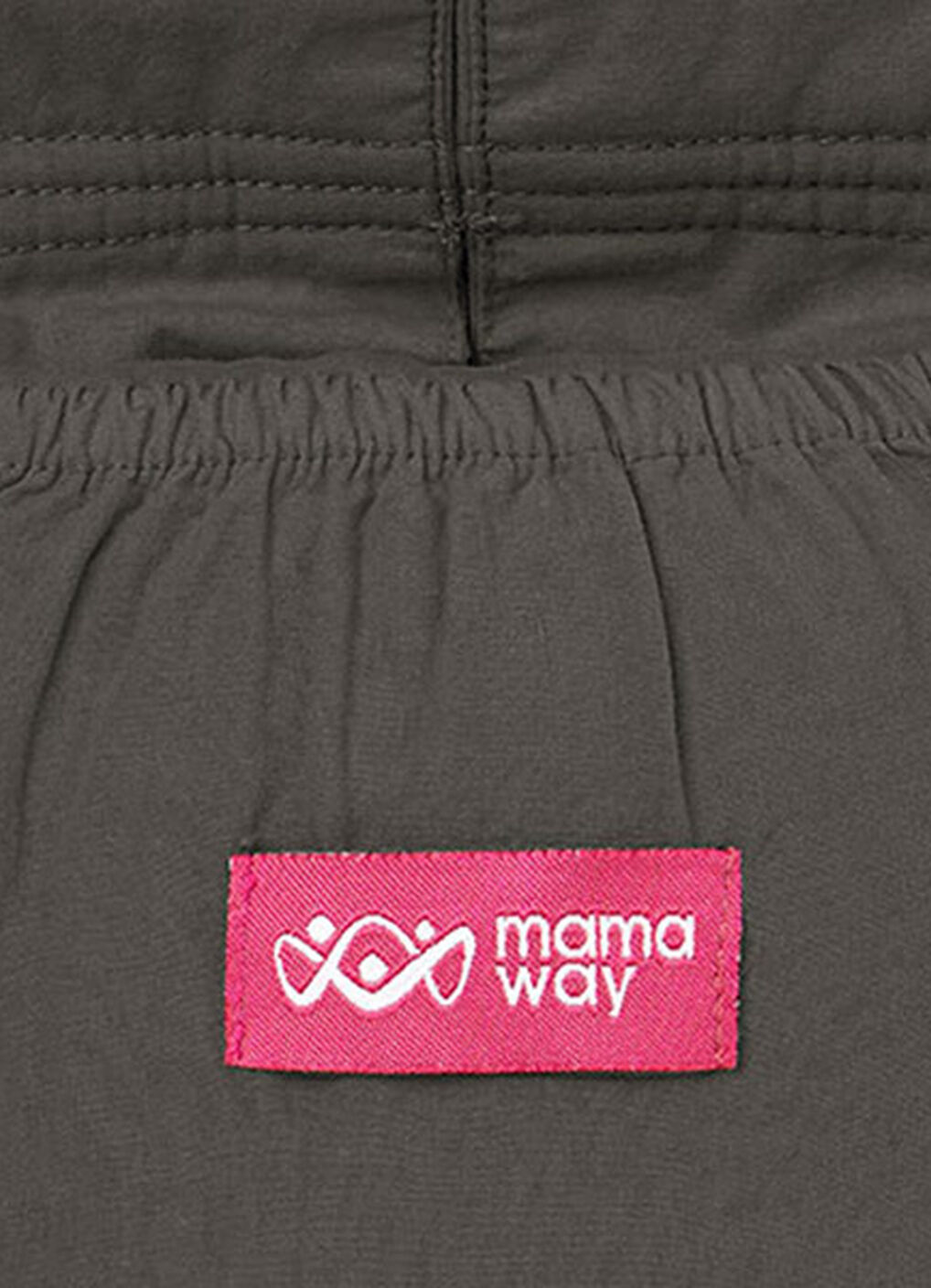 Solid Linen Baby Ring Sling, Charcoal, hi-res image number 2