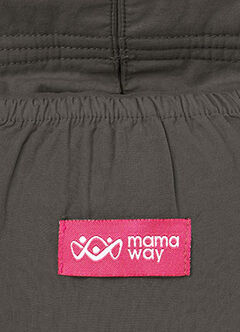 Solid Linen Baby Ring Sling, Charcoal, hi-res