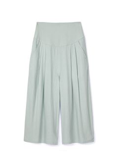 Drapey Maternity Wide Leg Pants, Blue Grey, hi-res