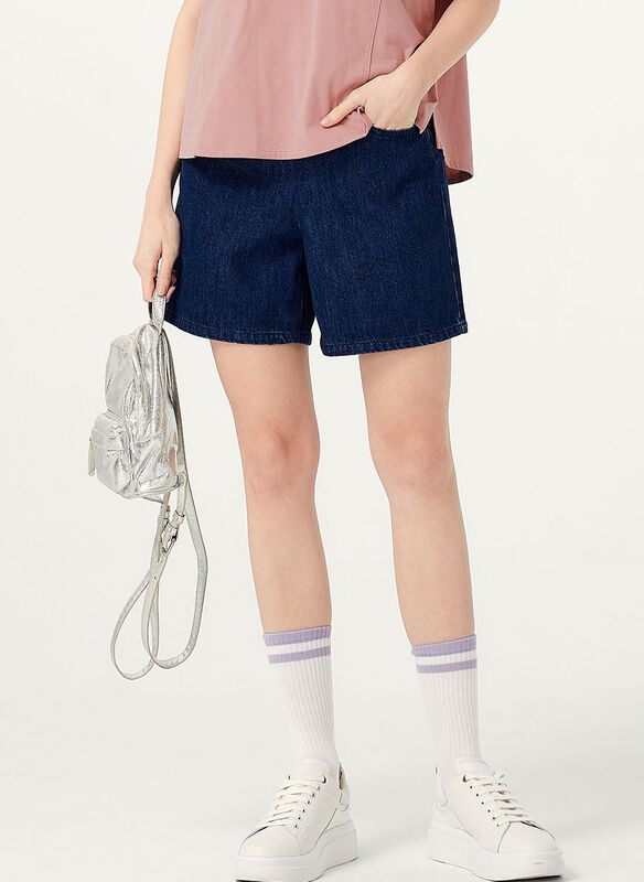 The A-Line Maternity Denim Shorts