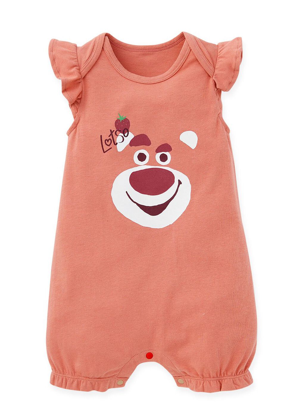 Disney Lotso Baby Cotton Ruffle S/L Bodysuit, , hi-res image number 0