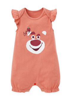 Disney Lotso Baby Cotton Ruffle S/L Bodysuit, , hi-res