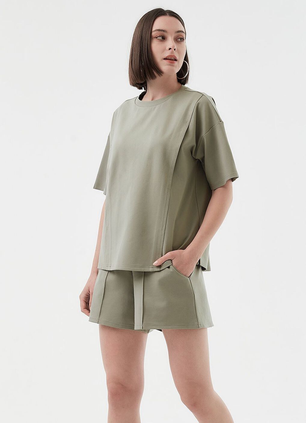 Loose-Fit Cooling Maternity & Nursing Top, , hi-res image number 4