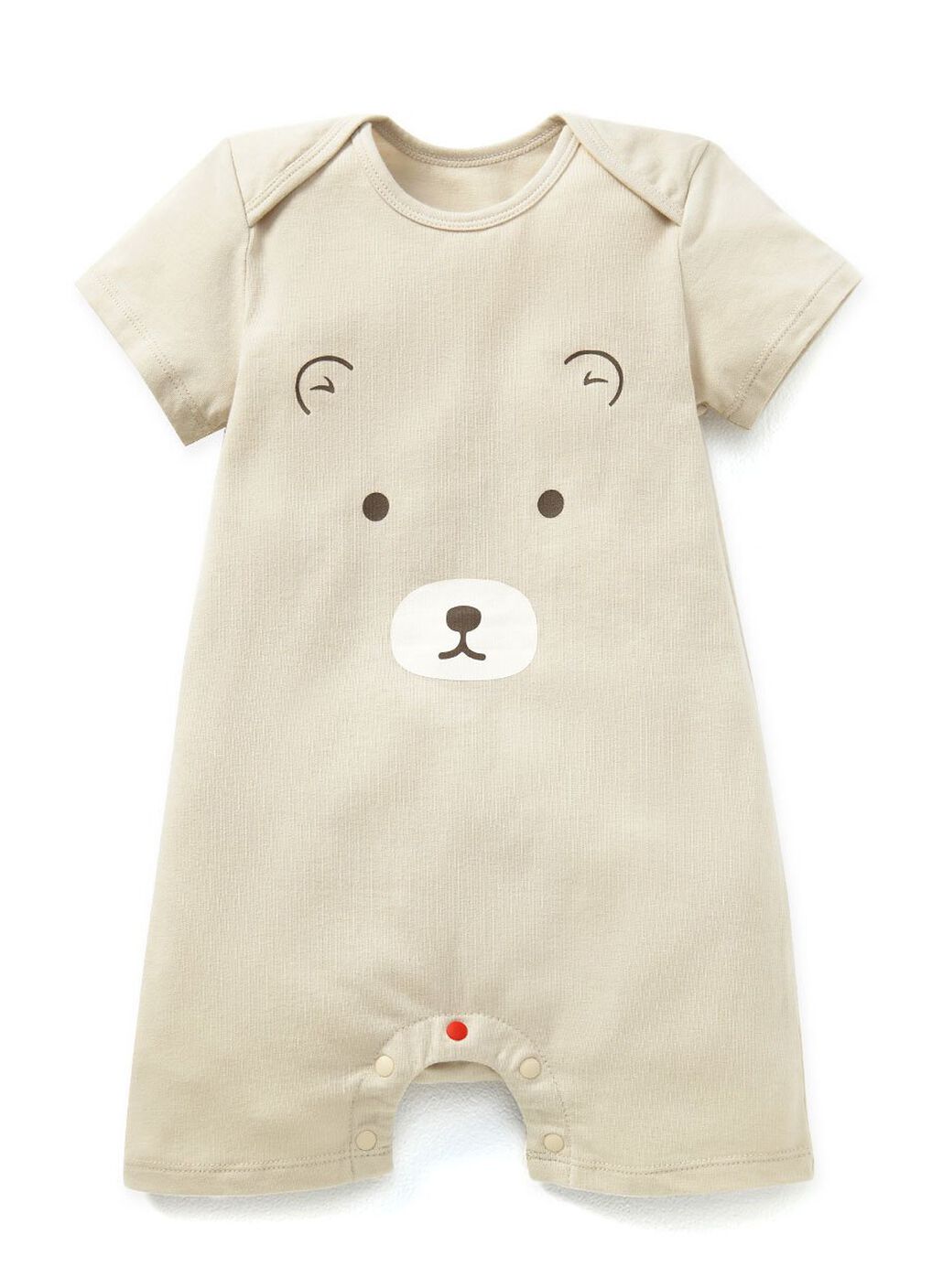 Little Bear Baby Cotton S/S Romper, , hi-res image number 0