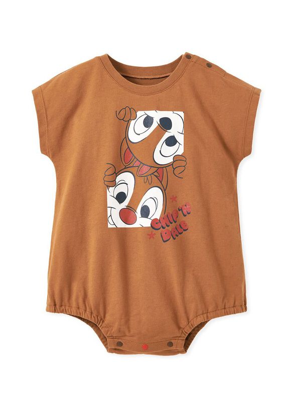 Disney Chipmunk Twins Baby Cotton Short Sleeve Romper