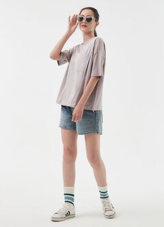 Blend Short Sleeve Maternity & Nursing Top, , hi-res