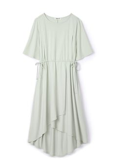 Drapey Maternity & Nursing Midi Dress, Sage Green, hi-res