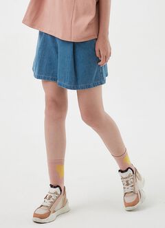 A-Line Maternity Denim Shorts, , hi-res