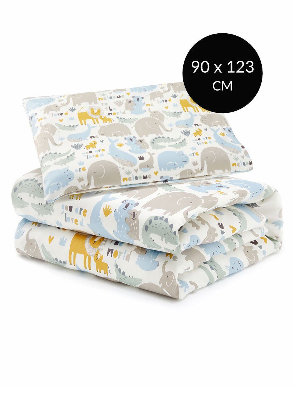 Optimum Temp. Antibacterial Summer Quilt- Animals, , hi-res image number 0