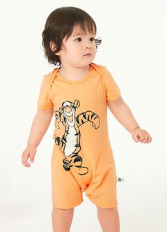 Disney Tigger Baby Cotton S/S Romper, Orange, hi-res