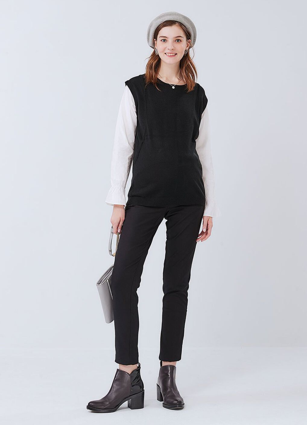 Ankle Biter Maternity Work Pants, , hi-res image number 1