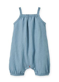 Spaghetti Strap Baby Bib Shorts, Blue, hi-res