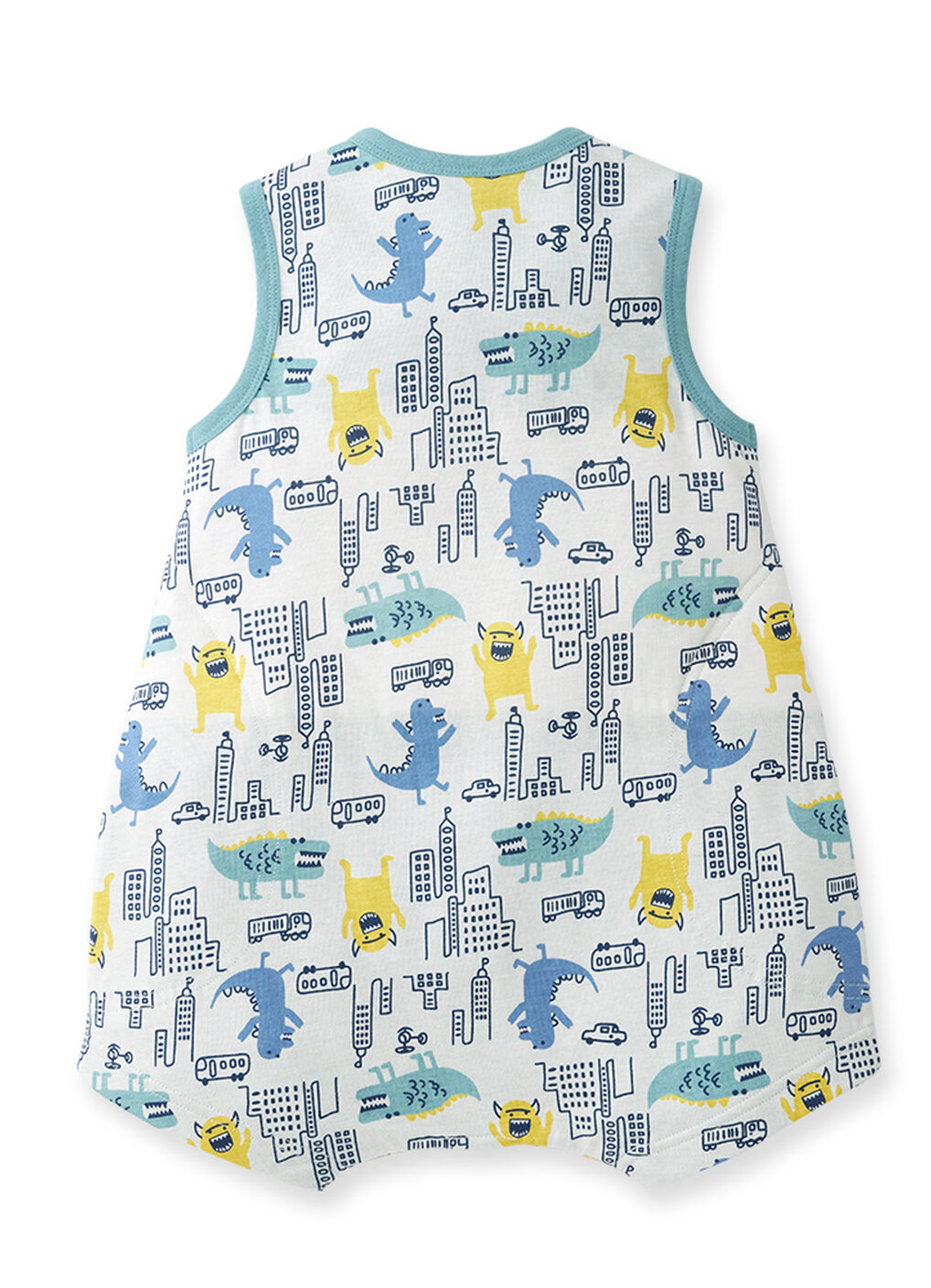 Lightweight Optimum Temp. Sleep Suit-Monster War, , hi-res image number 1