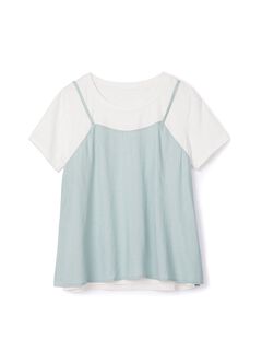 2 in 1 Maternity & Nursing Spliced Top, Blue Grey, hi-res