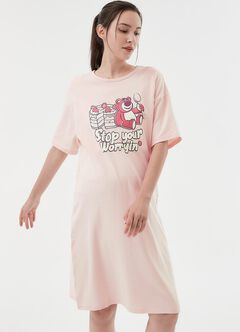 Disney Lotso Loves Dessert Maternity & Nursing Pyjama Dress, , hi-res