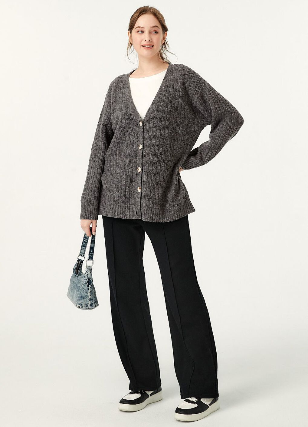 Relaxed Maternity Slim Pants, , hi-res image number 4