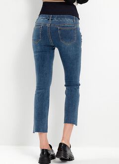 Insider Crop Step Fray Maternity Slim Jeans, , hi-res