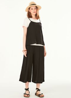 2 in 1 Maternity & Nursing Spliced Top, Black, hi-res