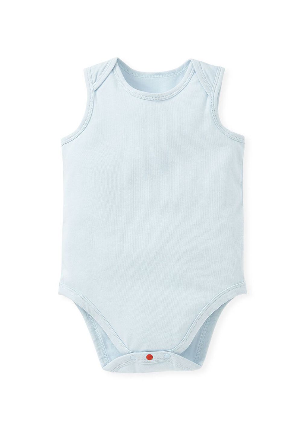 Geometry Baby Cotton Sleeveless Bodysuit 2 Pack, Light Blue, hi-res image number 2