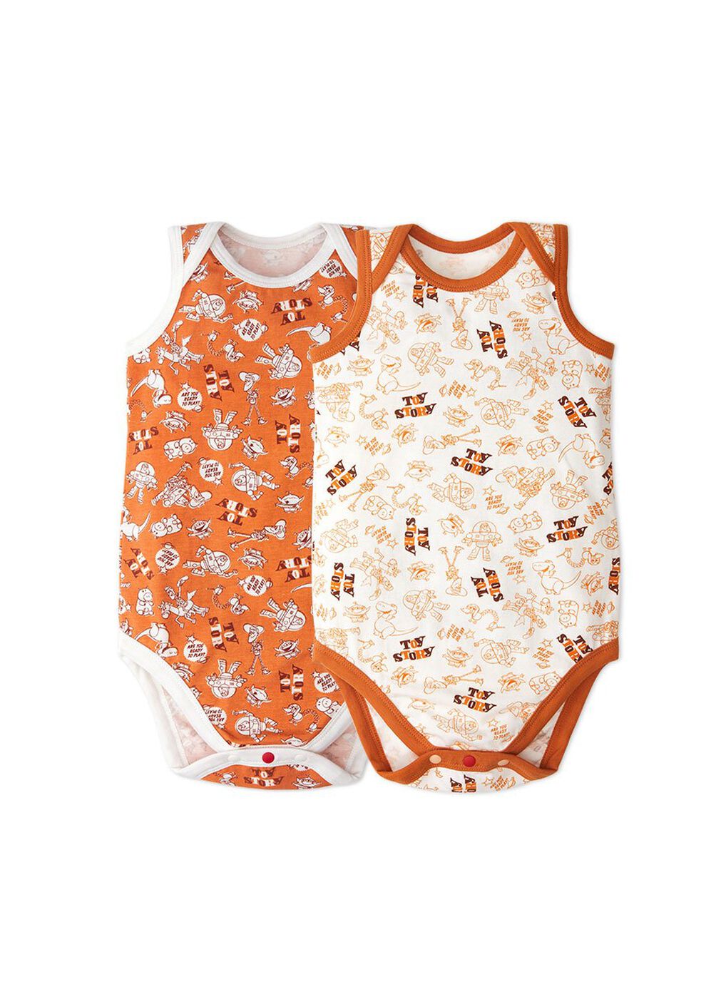 Baby Cotton Sleeveless Bodysuit 2 Pack, , hi-res image number 0