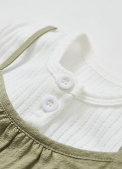 Baby Short Sleeve Romper, , hi-res