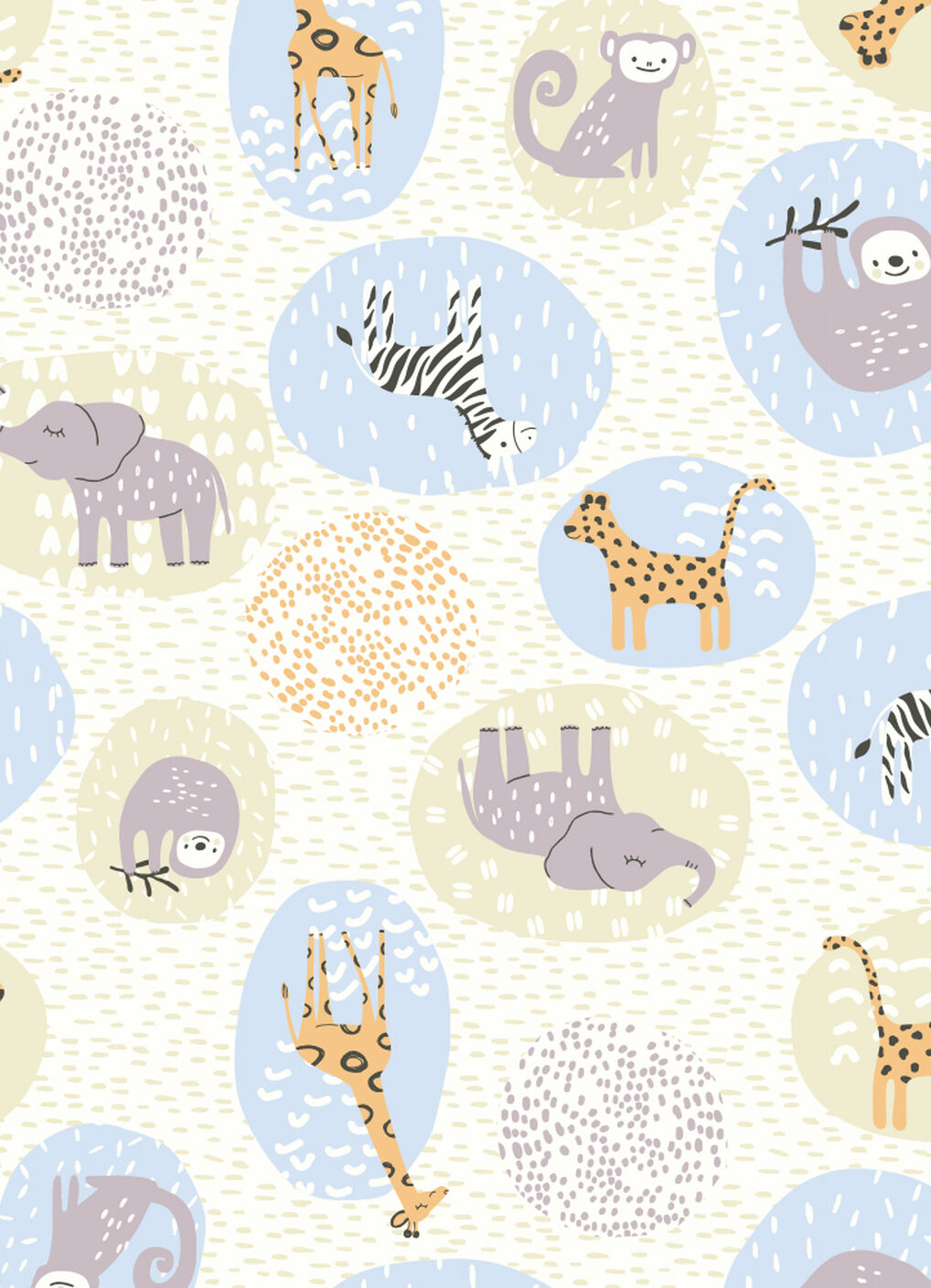 Lightweight Optimum Temp. Sleep Suit-Animal Bubbles, Grey, hi-res image number 6