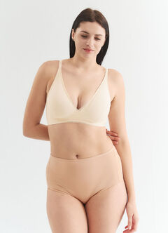 Breezy Lace Crossover Maternity & Nursing Bra, Cream, hi-res