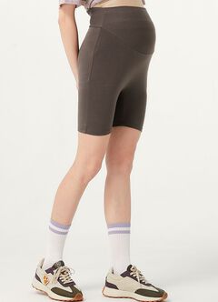 Ultra-Stretch Maternity Biker Shorts, , hi-res