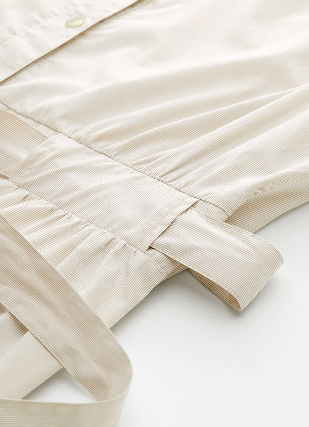 Button-through S/L Maternity & Nursing Dress, Khaki, hi-res image number 8