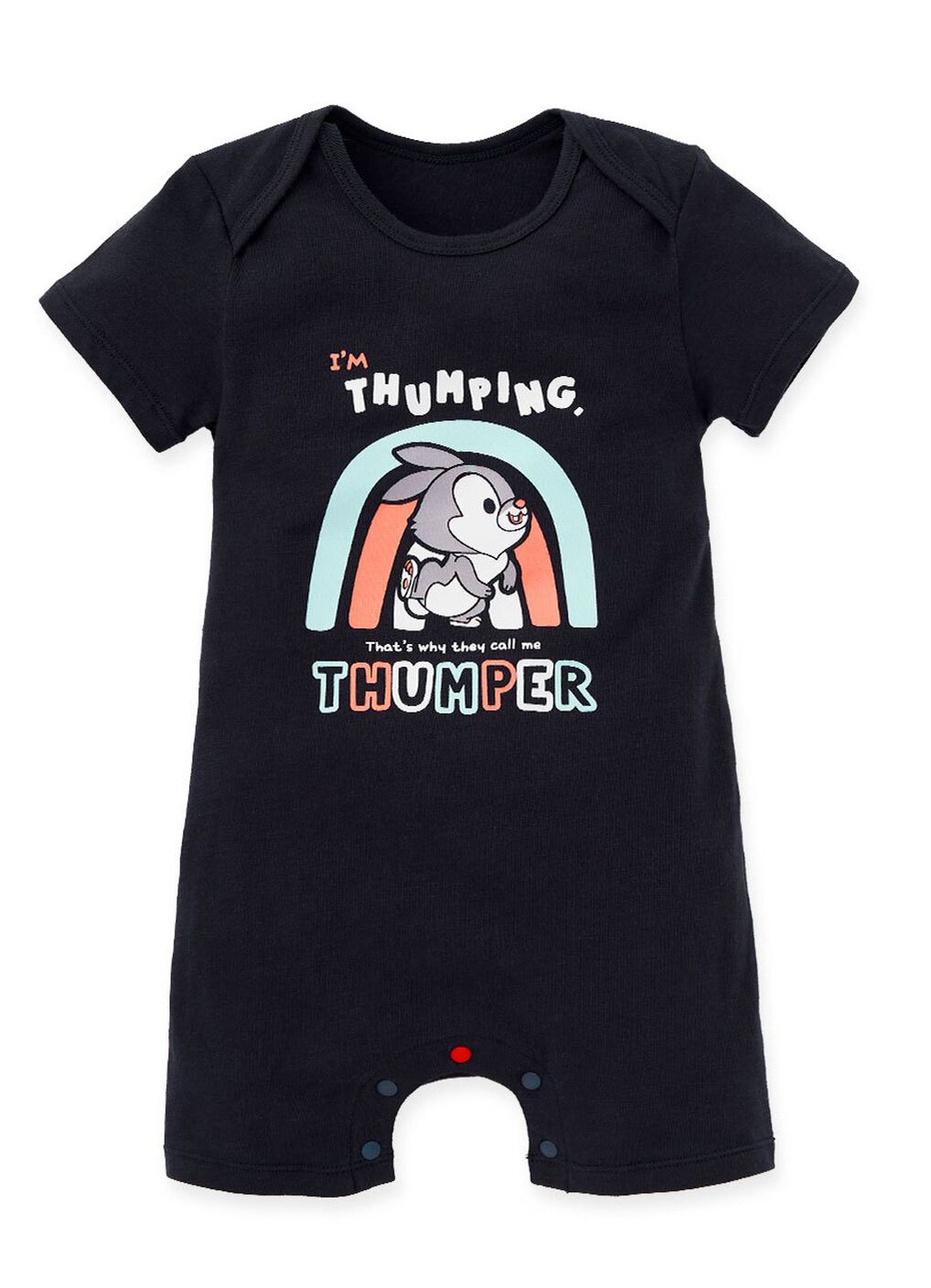 Disney Baby Cotton S/S Romper, , hi-res image number 0