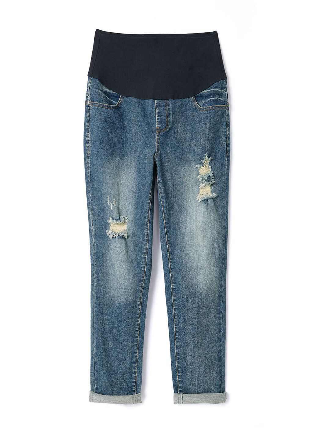 Ripped Detail Maternity Jeans, , hi-res image number 5