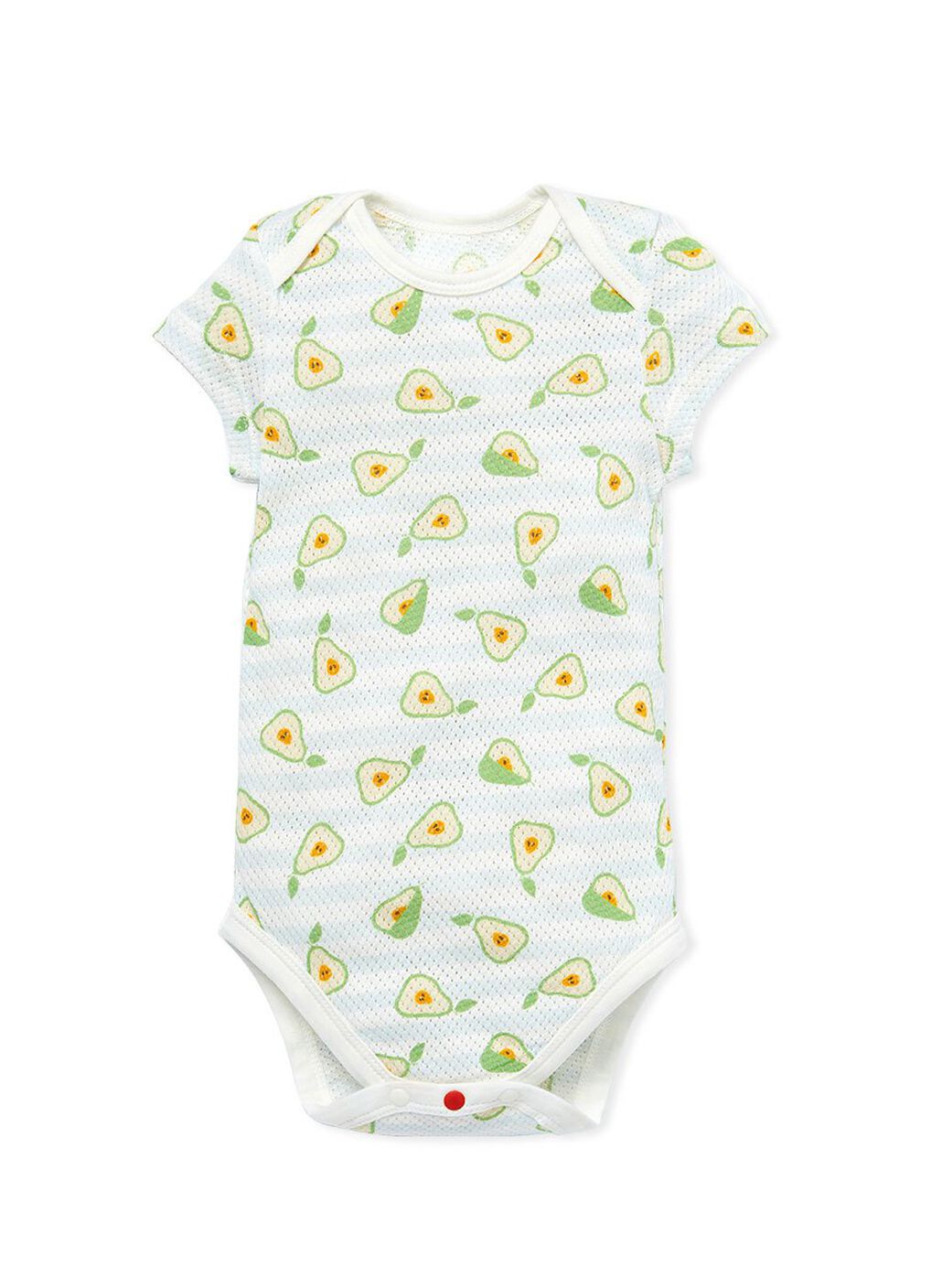 Baby Cotton Mesh Short Sleeve Bodysuit 2 Pack, Lime, hi-res image number 2