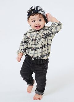 Baby Classic Plaid Shirt, , hi-res