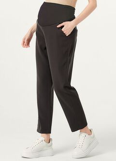 Cropped Maternity Slim Pants, , hi-res