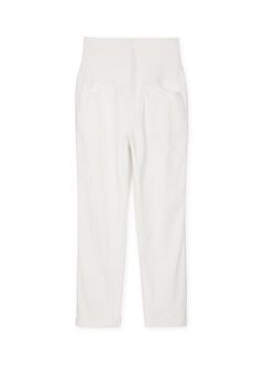 Cotton Maternity Slim Pants, , hi-res